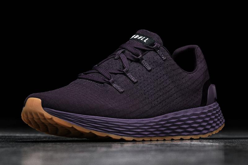 Women's Nobull Plum Ripstop Running Shoes Purple | SG Z2703U